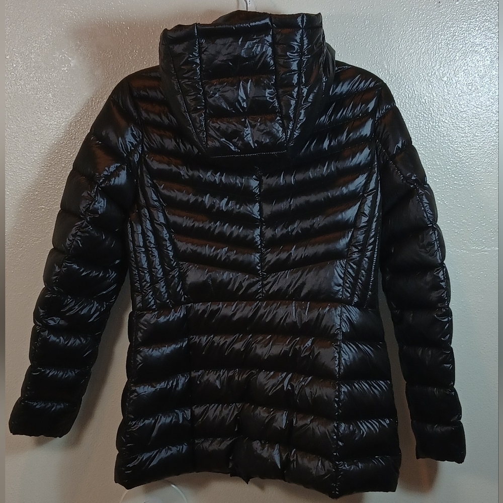 Cole Haan Women's Puffer Active hoodie jacket in Black size Small - Picture 4 of 12